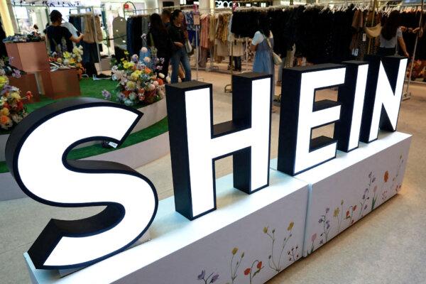 A Shein pop-up store at a mall in Singapore, on April 4, 2024. (Edgar Su/Reuters)