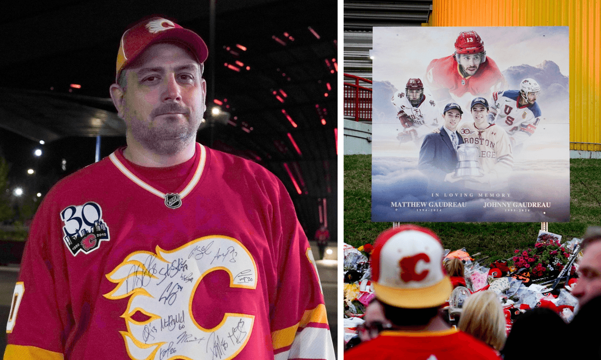 ‘Everything a Flame and a Calgarian Should Be’: Calgary Flames Fans Hold Vigil to Honour Johnny and Matthew Gaudreau