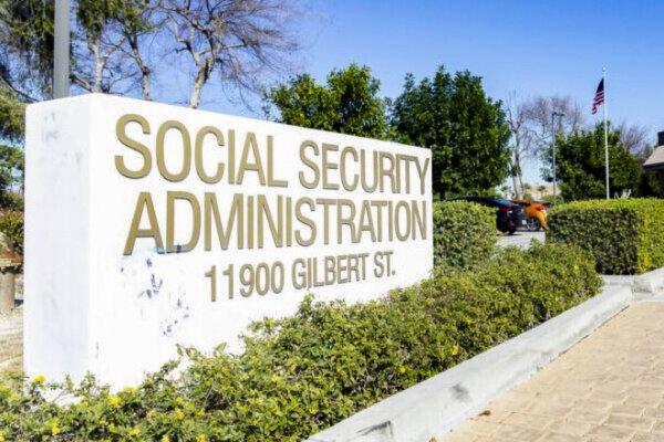A Social Security Administration site in Garden Grove, Calif., on Feb. 19, 2021. (John Fredricks/The Epoch Times)