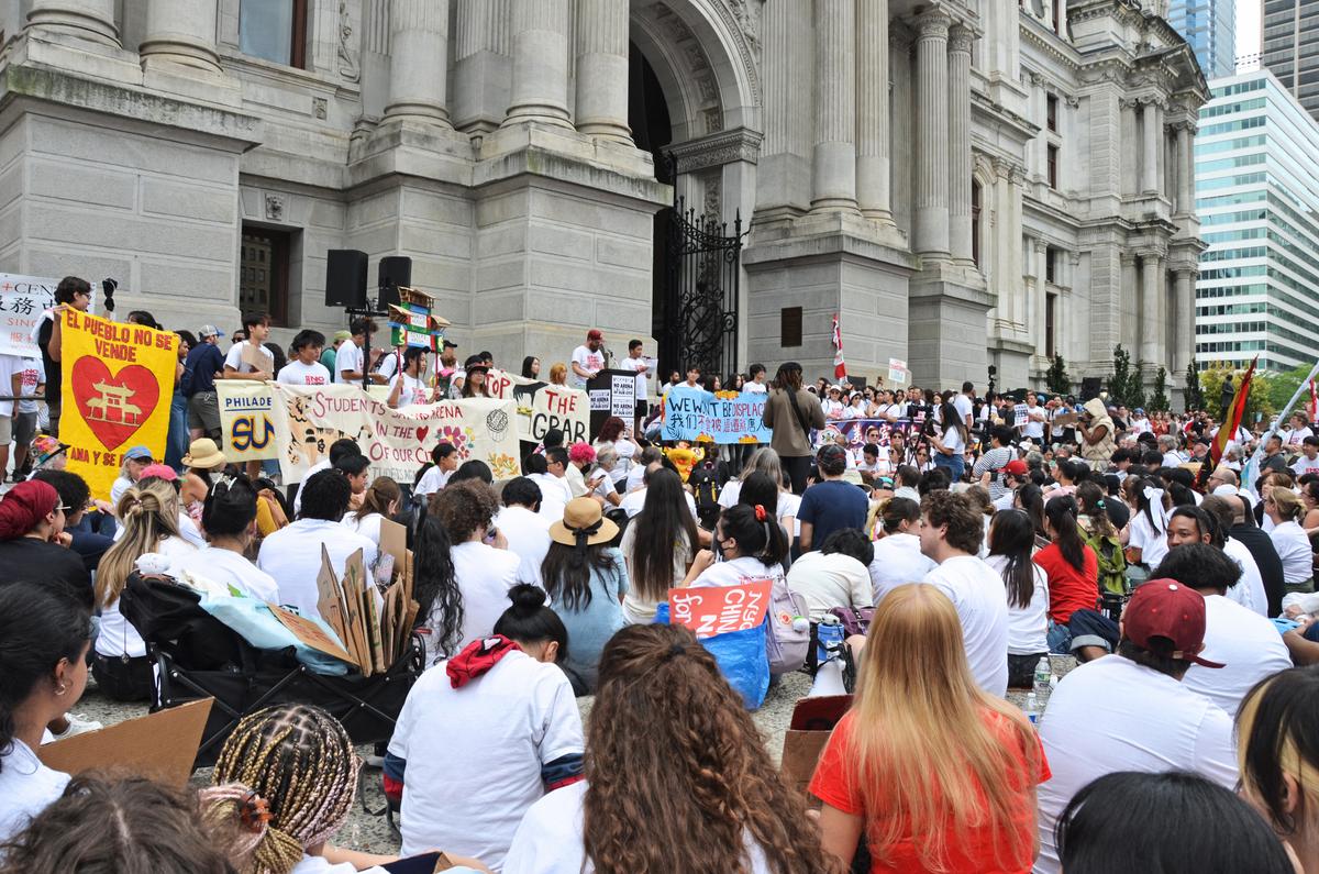 Philadelphia Protesters Rally Against Proposed Sixers Arena Near Chinatown