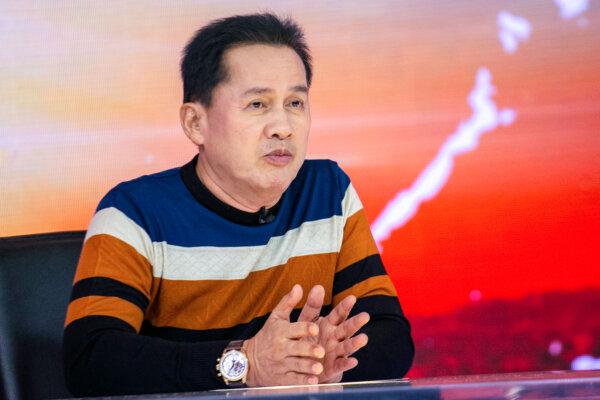 Apollo Quiboloy appears on his talk show in Davao City, Philippines, on May 23, 2016. (AP Photo)