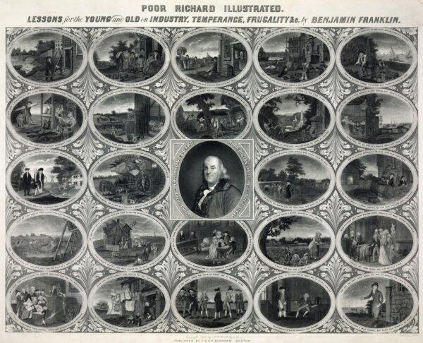 Benjamin Franklin's famous Poor Richard’s Almanack will be offered to bidders at the upcoming auction at Sotheby's. (Public Domain)