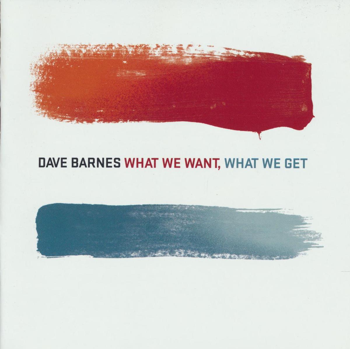 The cover for Dave Barnes's 2010 album "What We Want, What We Get" featuring hit song "God Gave Me You." Internet Archive. (Public Domain)