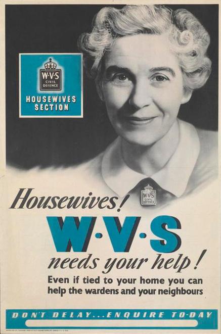 A Women's Volunteer Services poster. (Public Domain)