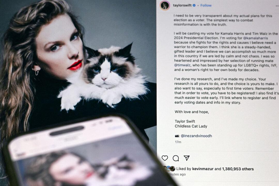 Taylor Swift Endorses Harris for President