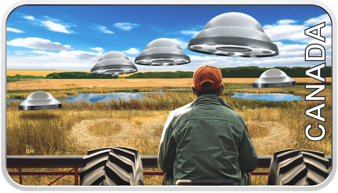 Canadian Mint Commemorates Langenburg UFO Sighting With Silver Coin