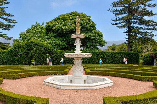 The grounds of the Bellosguardo Estate in Santa Barbara. (Christopher Reynolds/Los Angeles Times/TNS)
