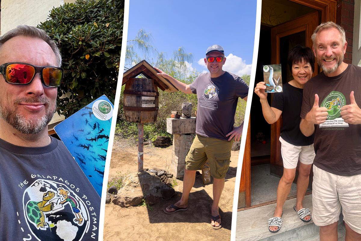 Man Travels 37,000 Miles Hand-Delivering Postcards Inspired by 200-Year-Old Tradition: The Galapagos Postman