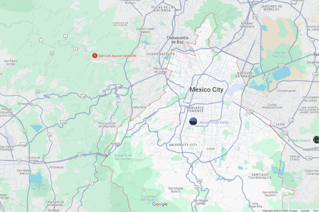 6 Die in a Landslide Caused by Heavy Rains in Mexico