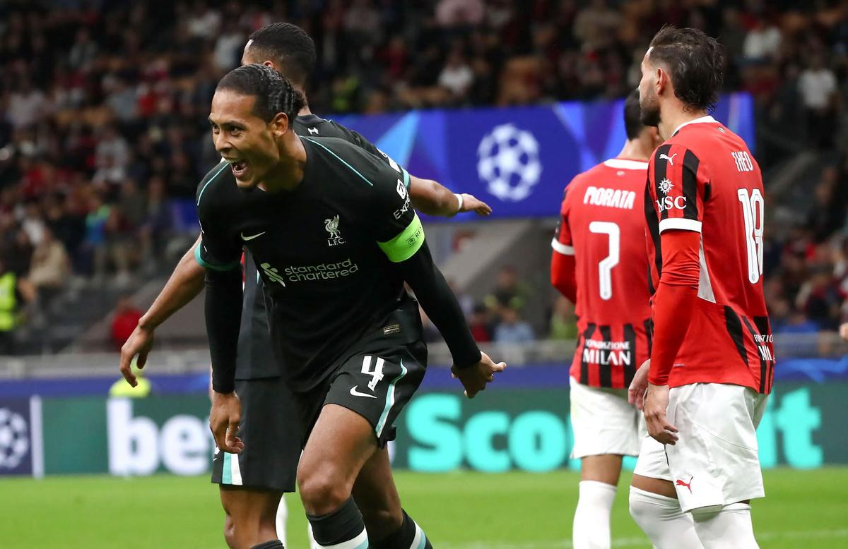 Liverpool Roll Past AC Milan as Part of Six-Game Champions League Openers