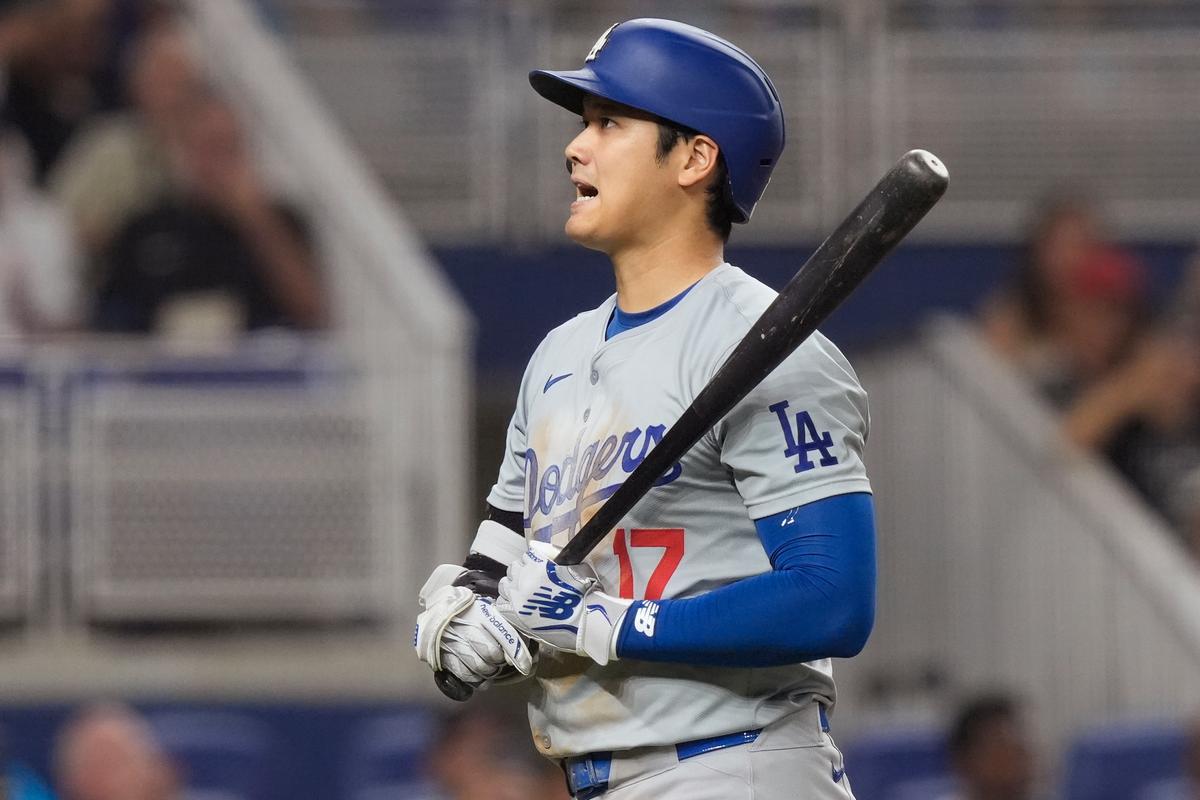 Ohtani Steals 49th Base in Dodgers’ 8-4 Win Over Marlins