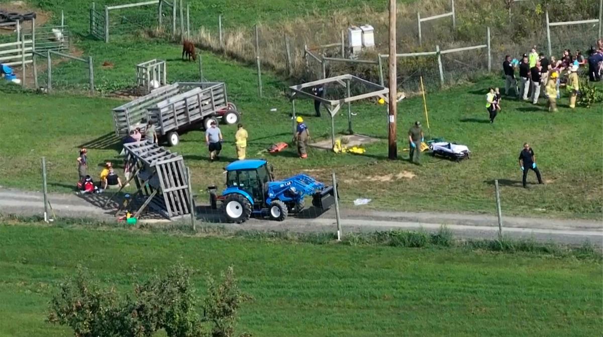 Wagon Rolls Over at Wisconsin Apple Orchard Injuring About 25 Children and Adults