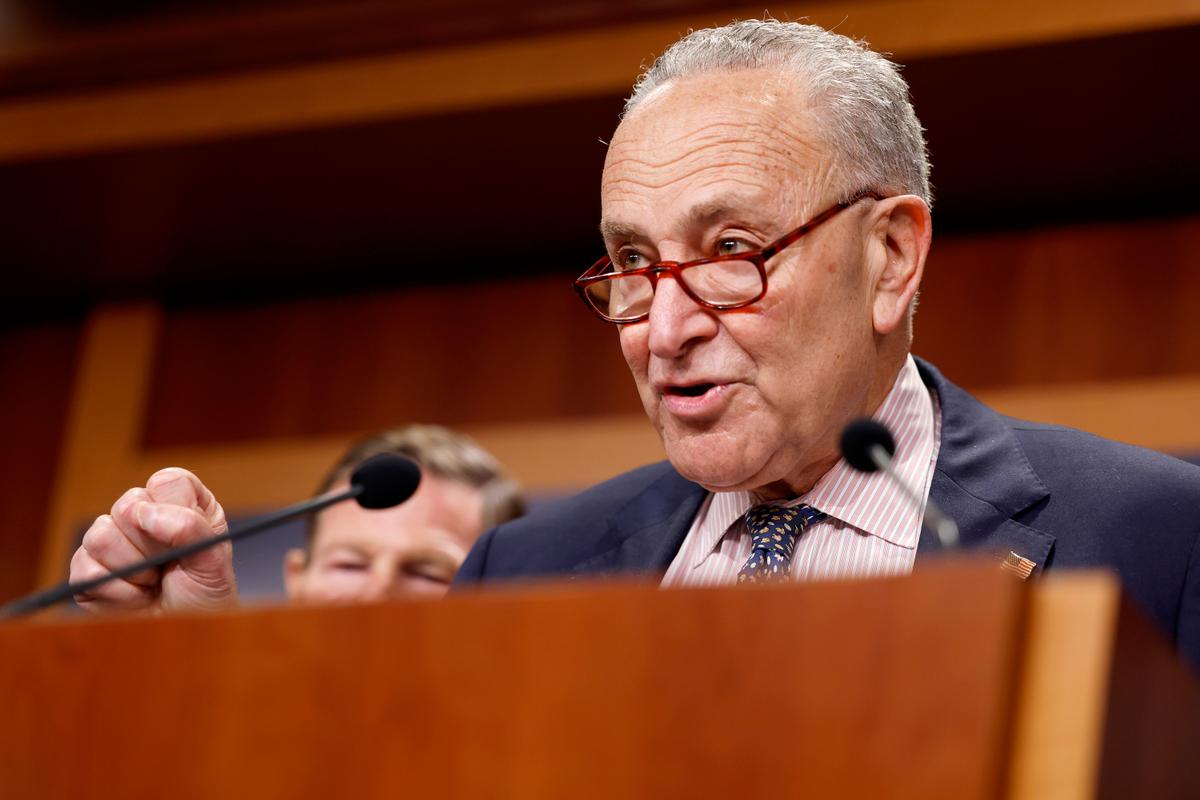 Schumer Moves on Senate Stopgap Funding Bill as Shutdown Looms