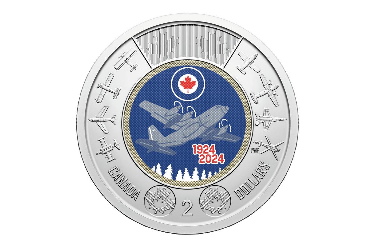 New Toonie Honours Royal Canadian Air Force’s 100th Anniversary