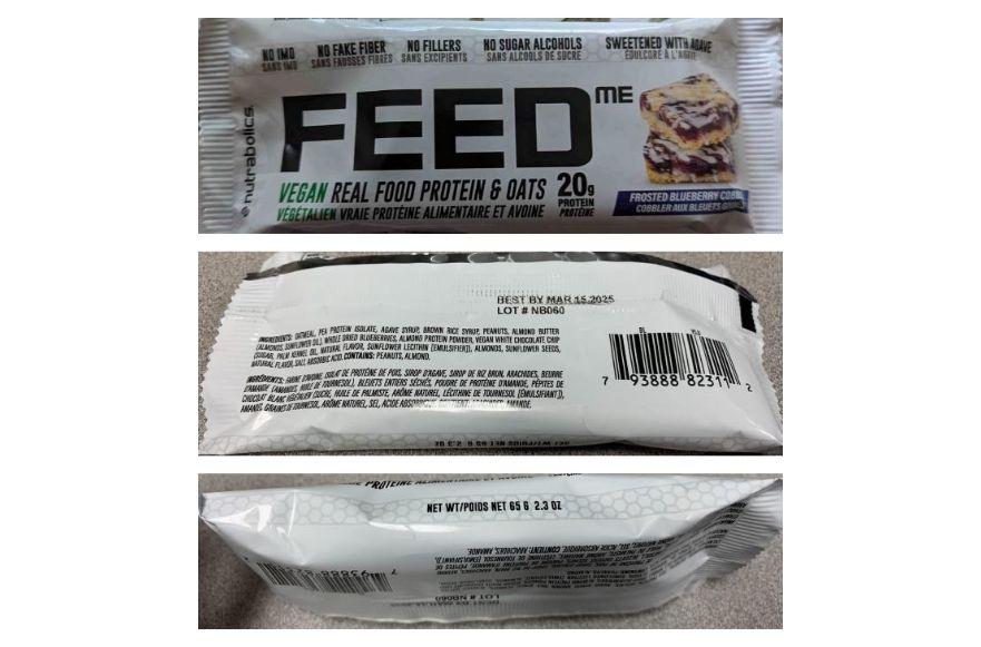 Recall Expands for Nutrabolics Vegan Bars Over Undeclared Milk