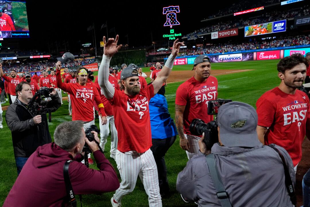 Philadelphia Phillies Clinch 1st NL East Title Since 2011