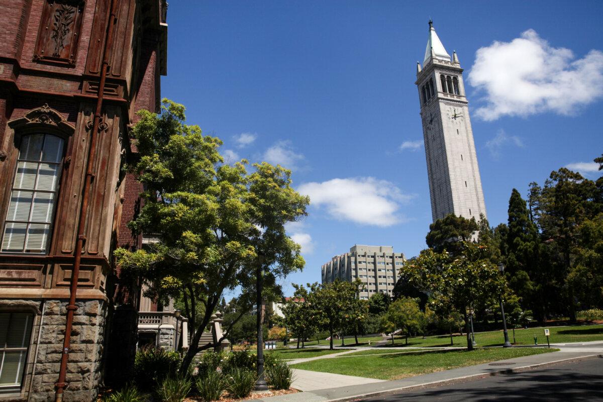 The University of California–Berkeley campus in Berkeley, Calif., on July 22, 2020. (Justin Sullivan/Getty Images)
