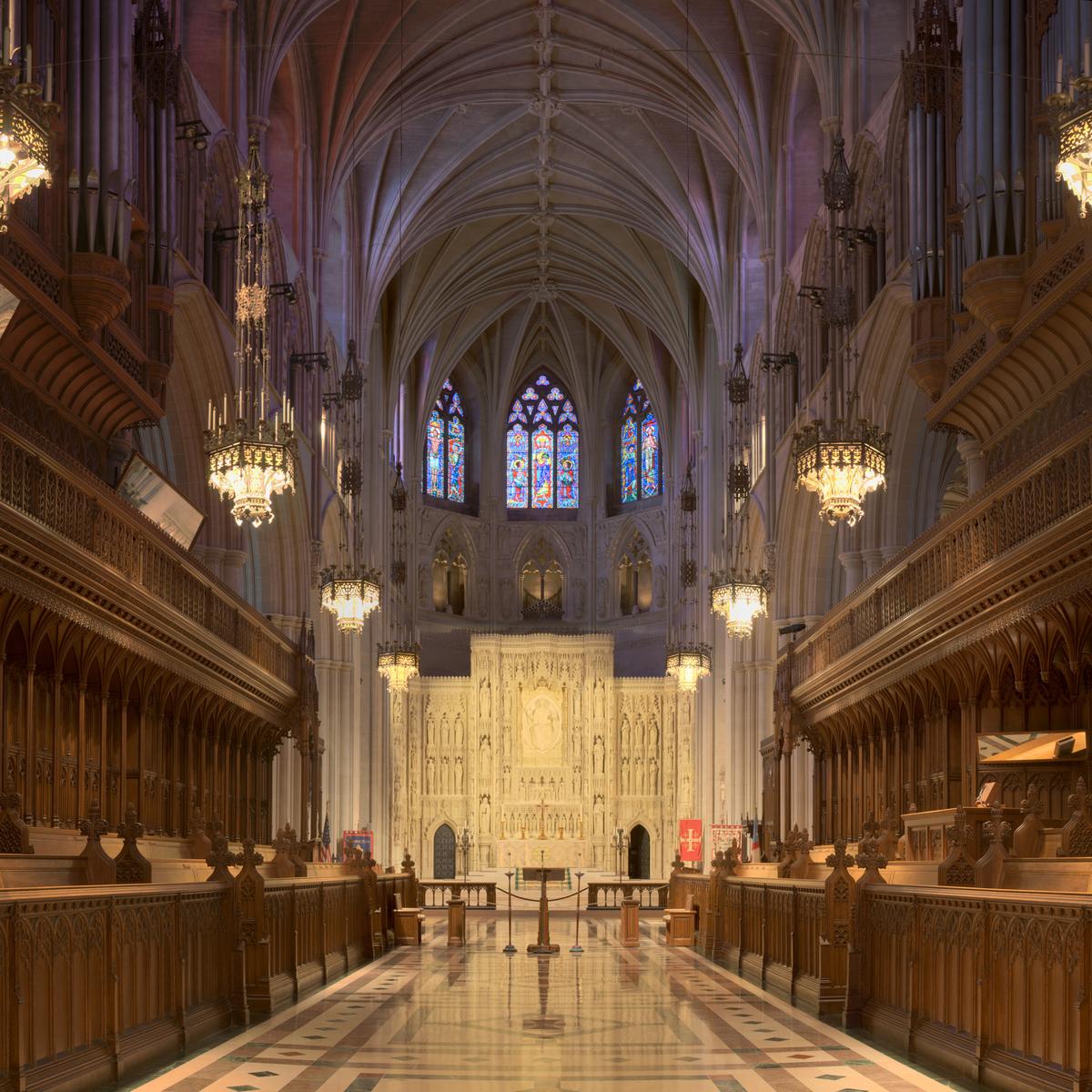 Interior of the Washington National Cathedral. (Public Domain)