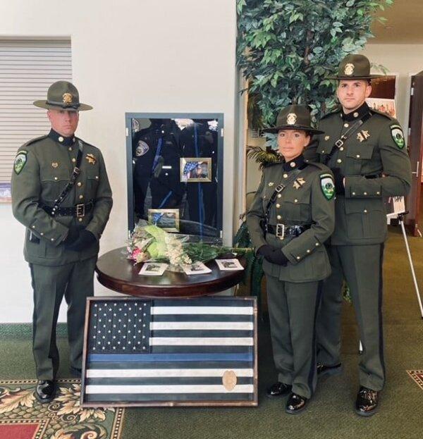 At the Napa County Sheriff's Office in 2021. (Courtesy of Ryan Chagonjian)