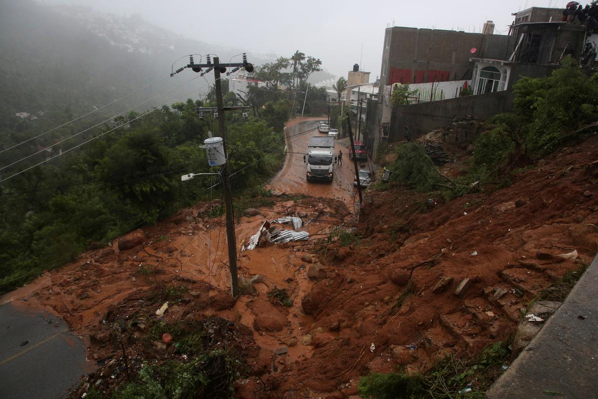 Storm John Dumps 37 inches of Rain on Southern Mexican State