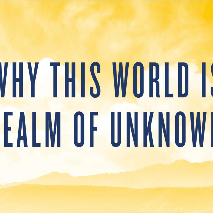 ‘Why This World Is a Realm of Unknowing,’ by Falun Gong Founder Mr. Li Hongzhi