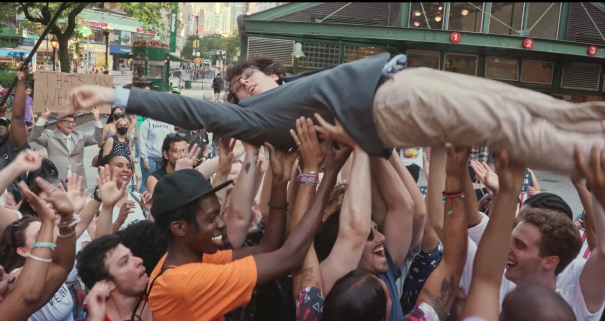 "Citizen Weiner" set photo June 2021. (Daniel Robbins)