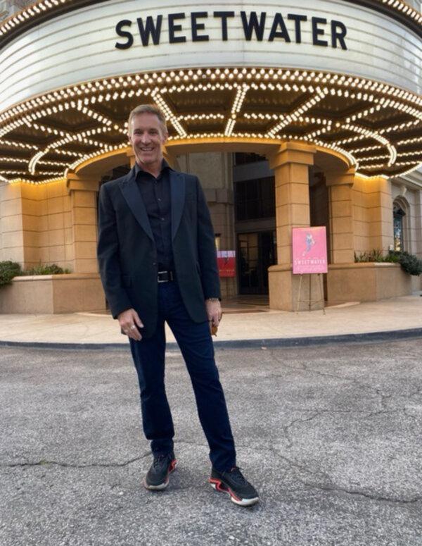"Sweetwater" Film Producer Darren Moorman at a Warner Brothers Studios' screening in 2024. (Courtesy of Krista Moorman)