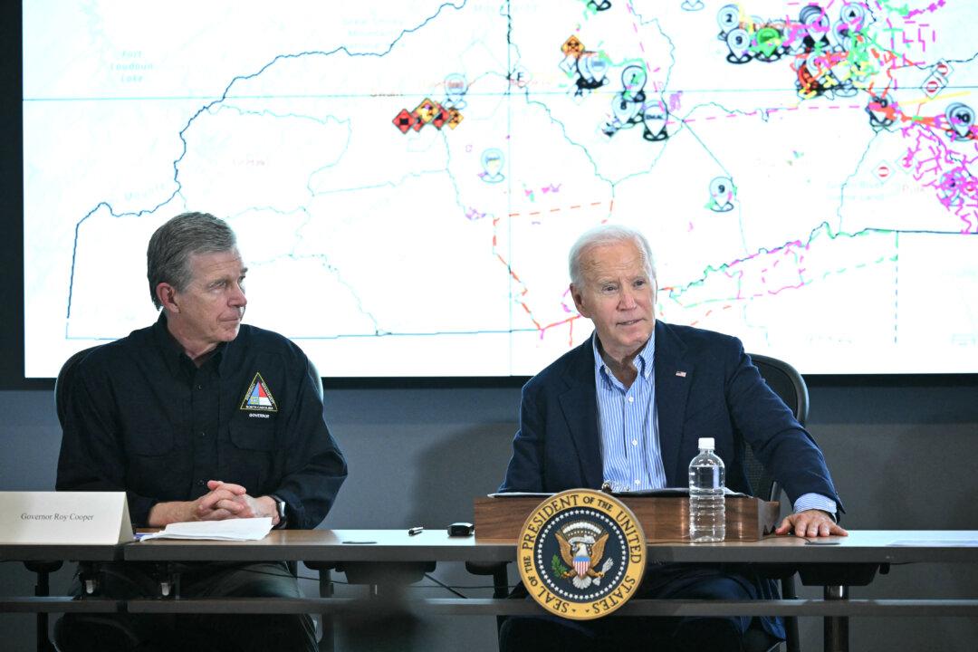 Biden, Harris Make First Visit to States Hit by Hurricane Helene