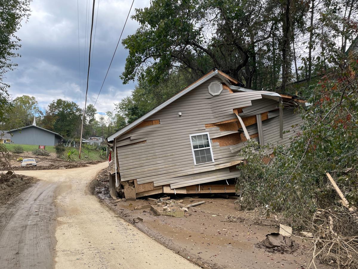 3-Story Homes in Asheville Hit by Massive River Surge