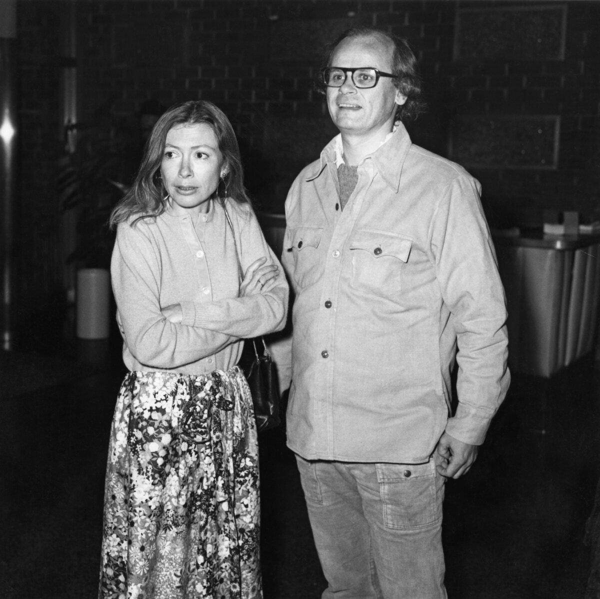 Joan Didion and her husband, John Gregory Dunne. (Getty Images)