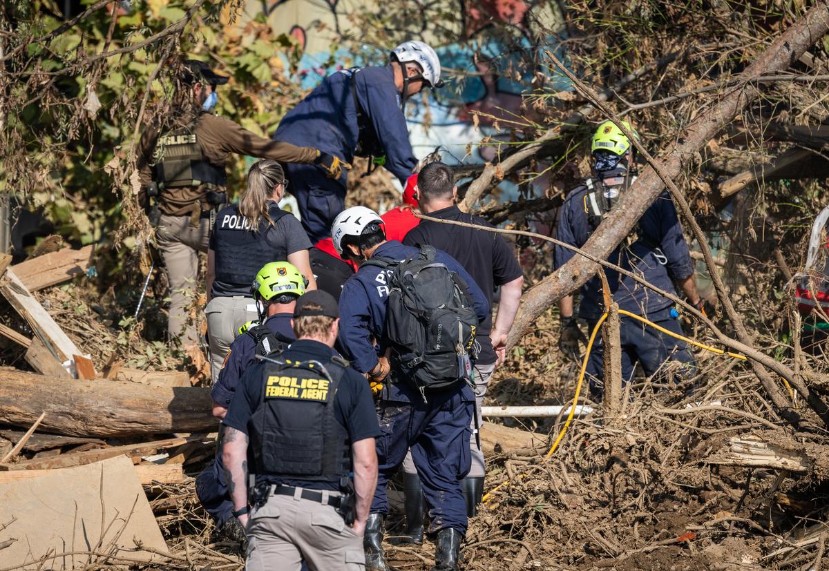 Hurricane-Ravaged North Carolina Towns Relying on Local Support as They Dig Out From Debris