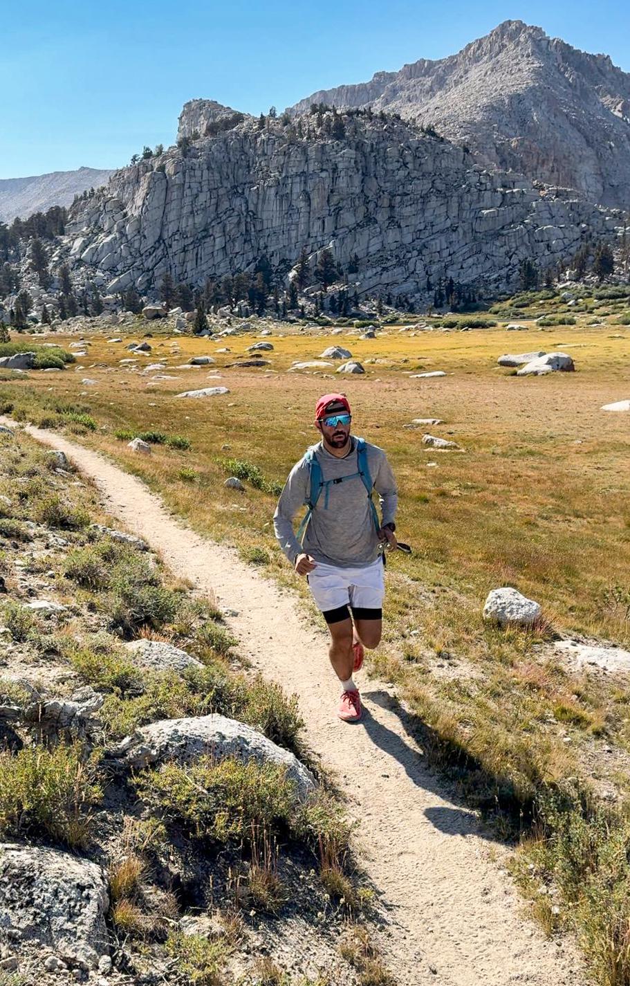 Eli Wininger trains for the Moab 240 Endurance Run. (Courtesy Eli Wininger)