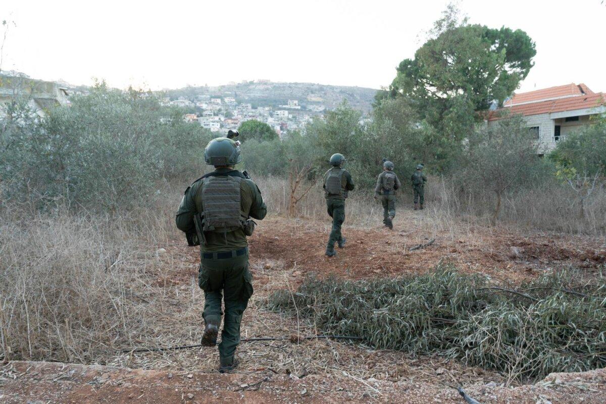 Israeli troops from the 98th Division in south Lebanon in early October 2024. (Courtesy of the IDF.)