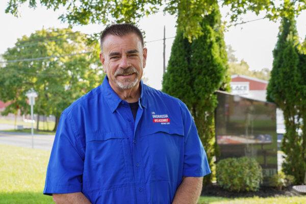 Lou Ingrassia Jr. in Middletown, N.Y., on Oct. 3, 2024. (Cara Ding/The Epoch Times)