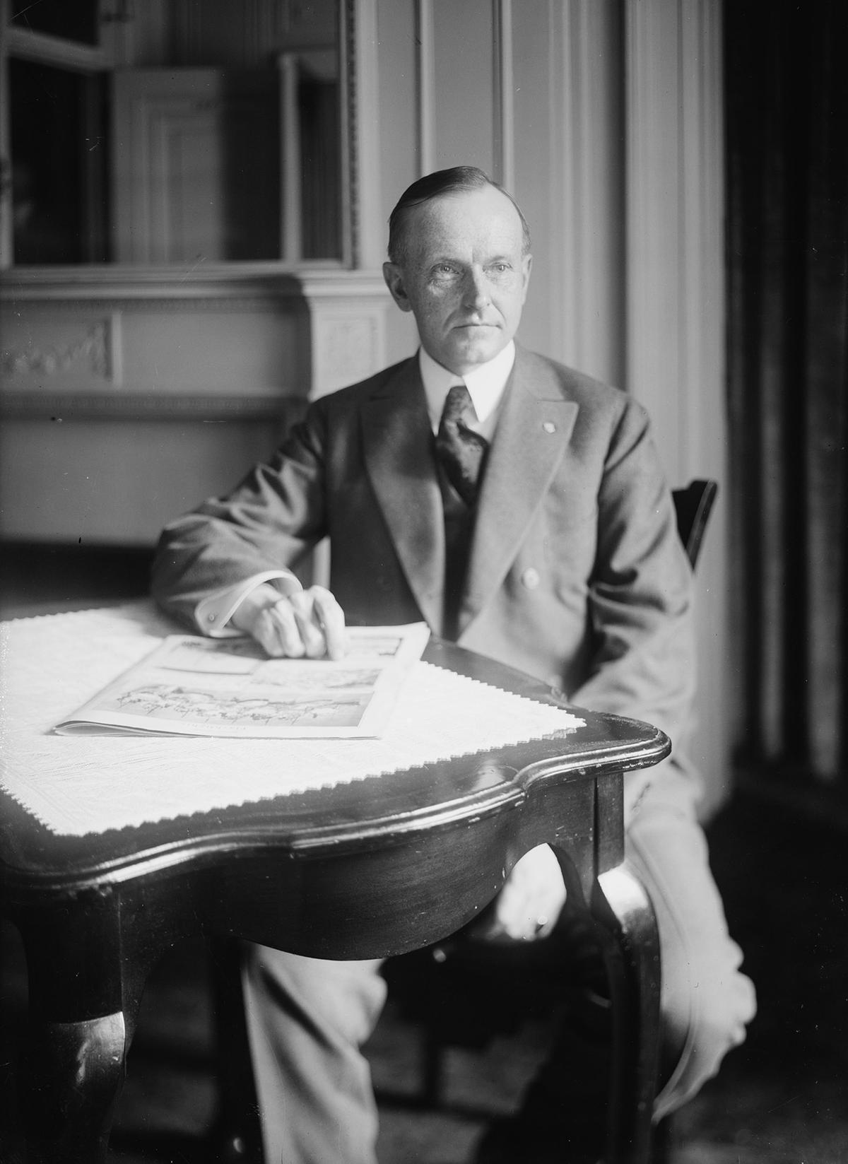 Coolidge as City Solicitor of Northampton, Mass, in 1900. Library of Congress. (Public Domain)