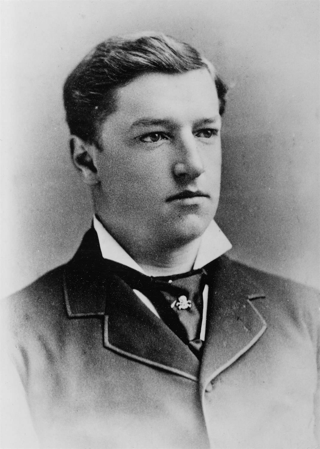 Yale College photograph of Howard Taft, circa 1878. (Public Domain)