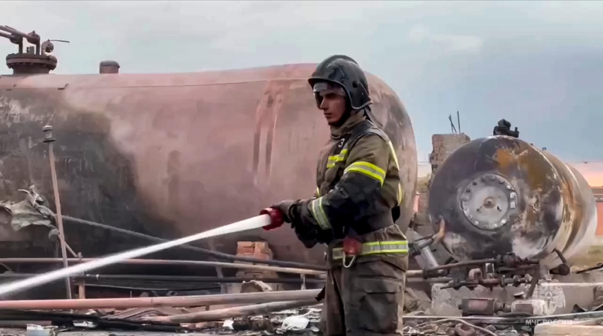 Explosion and Fire at Service Station in Russia’s Chechnya Kills 4