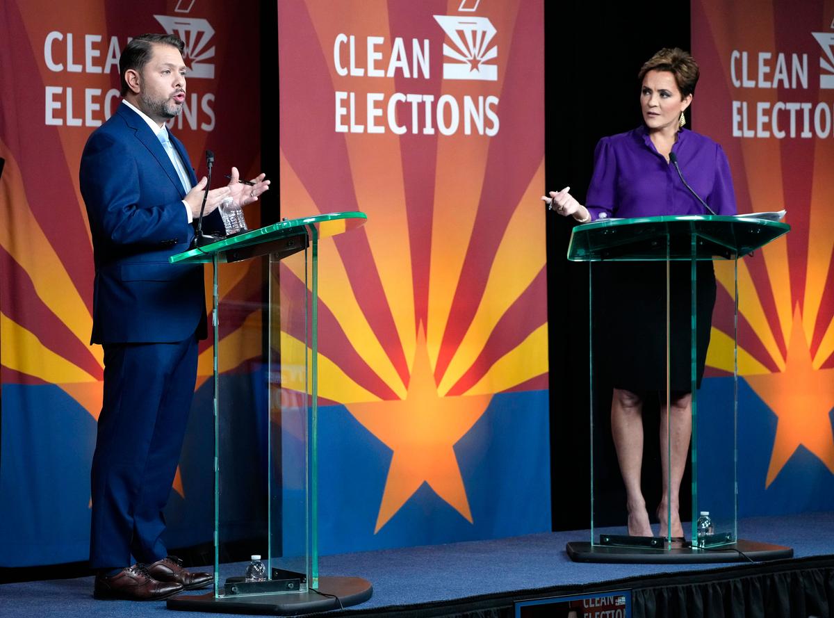 Lake, Gallego Vie to Represent Arizona in Senate