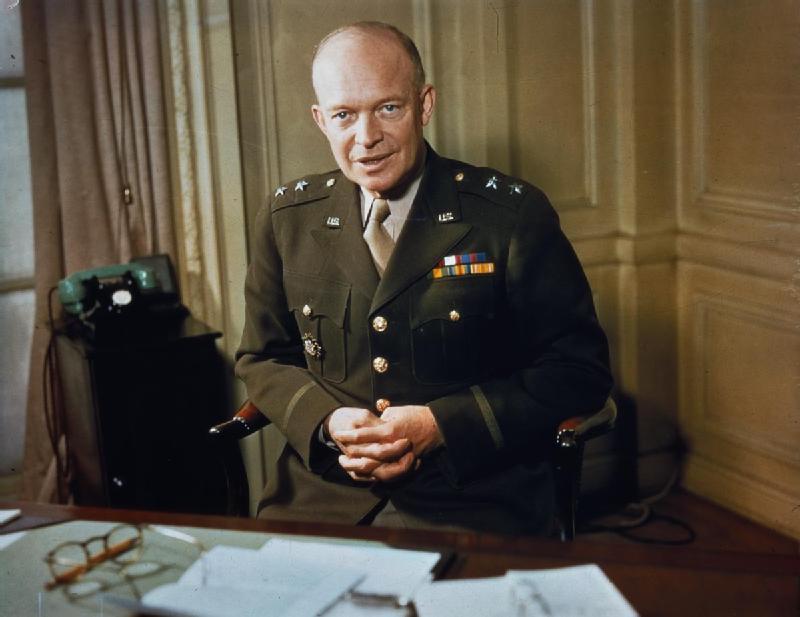 Maj. Gen. Dwight Eisenhower, 1942, Commander of American Forces in the European Theater. (Public Domain)