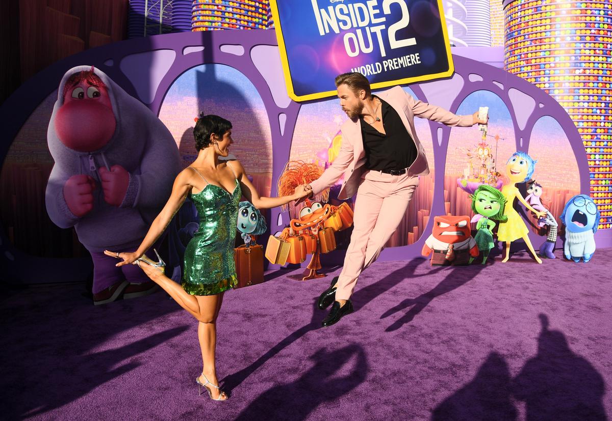 Dancing Couple Derek Hough and Hayley Erbert Return to the Ballroom Following Health Scare