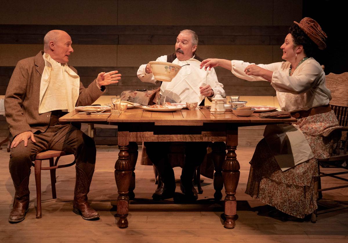 The dining room environment in "Sump'n Like Wings." (Maria Baranova)