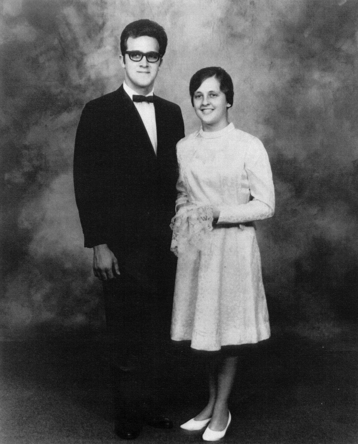 Anne and Jonas Beiler on their wedding day, in 1968. (Courtesy of Anne Beiler)