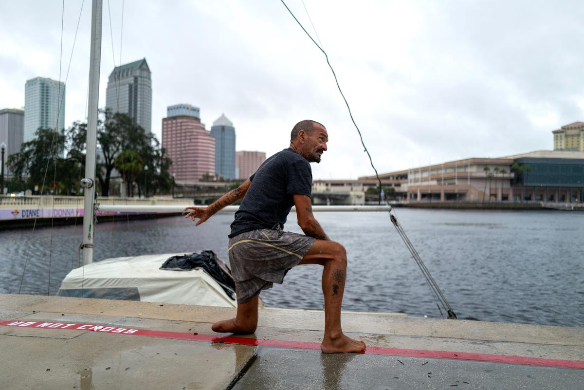 Man Who Vowed to Ride Out Florida Hurricanes on His Boat Is Arrested in Tampa