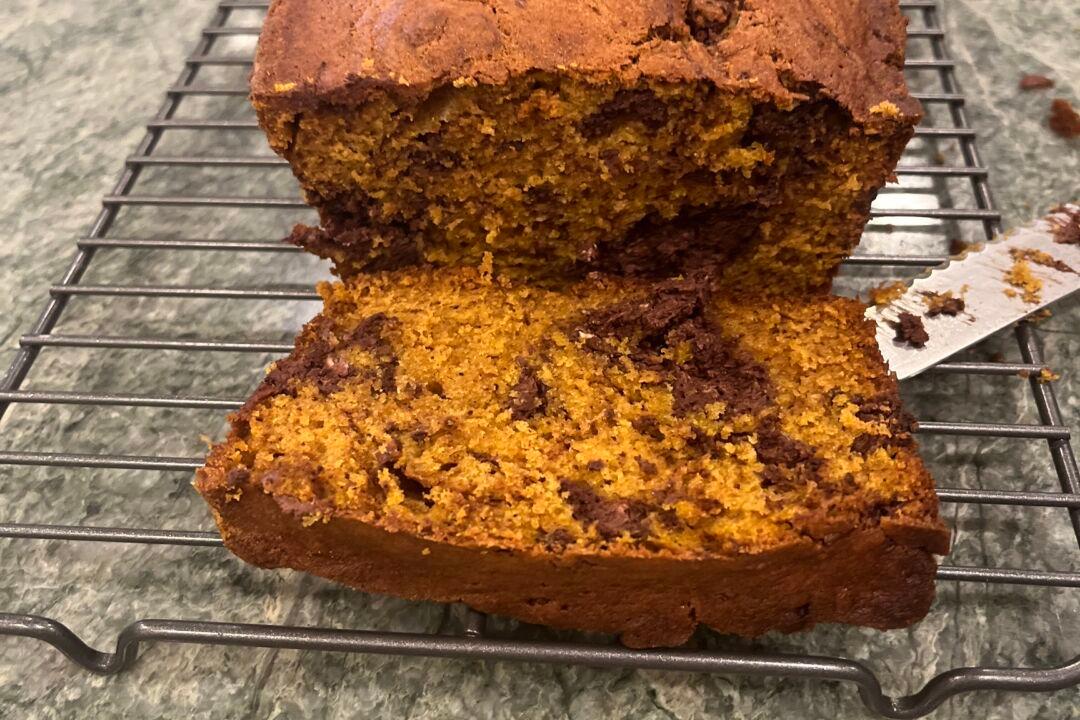 Pumpkin Chocolate Cheesecake Loaf Is a Welcoming Holiday Quick Bread and Dessert