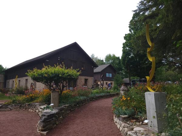 Edgewood Orchard Galleries is a family-run indoor-outdoor gallery featuring a fun garden path through the woods. (Lacey Pfalz/TravelPulse/TNS)