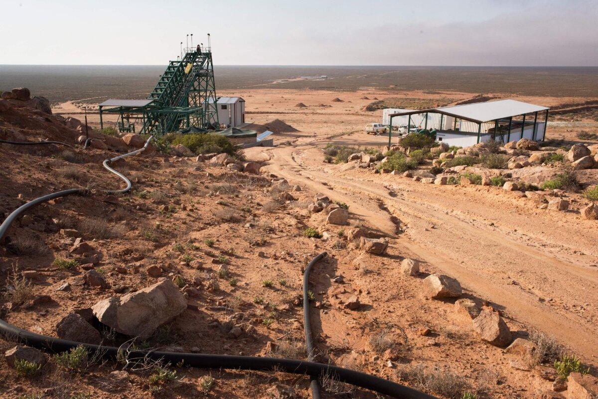 A general view of Steenkampskraal mine—confirmed as one of the highest grade deposits of rare earth minerals in the world—on July 29, 2019. (Rodger Bosch/AFP via Getty Images)
