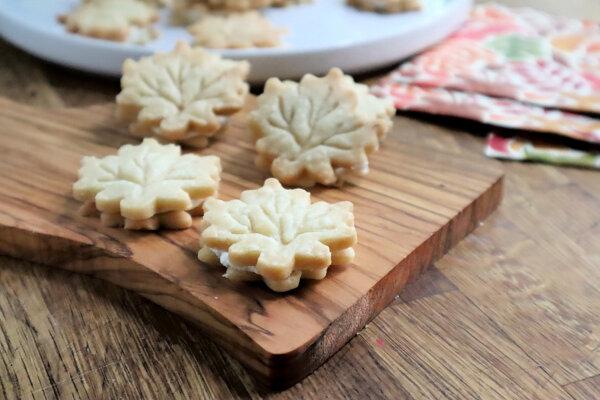 Maple leaf-shaped cookies stuffed with maple cream offer a favorite fall flavor. (Gretchen McKay/Pittsburgh Post-Gazette/TNS)