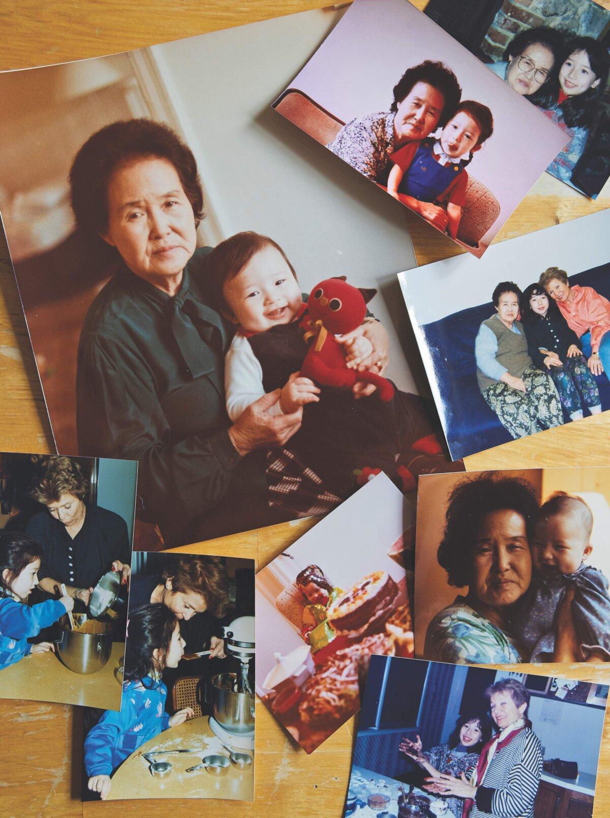 Young Lisa Gross with her Korean and Hungarian Jewish grandmothers. (Kristen Teig)