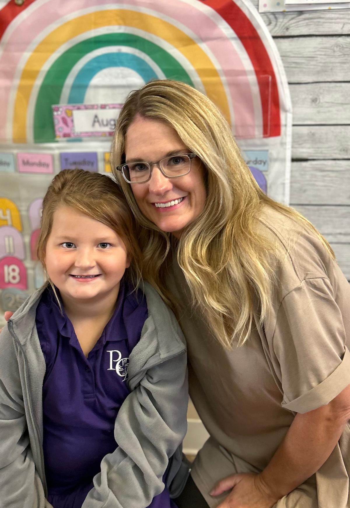 Sarah Fiacco with 6-year-old Olivia. (Courtesy of Sarah Fiacco)