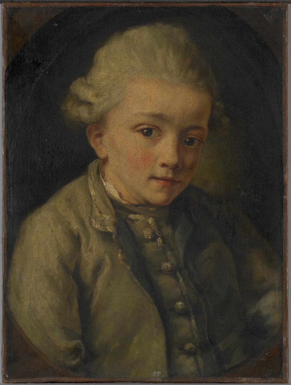 A portrait of the young, prodigious Mozart, 18th century, by Jean-Baptiste Greuze. Oil on canvas. Yale University Art Gallery. (Public Domain)